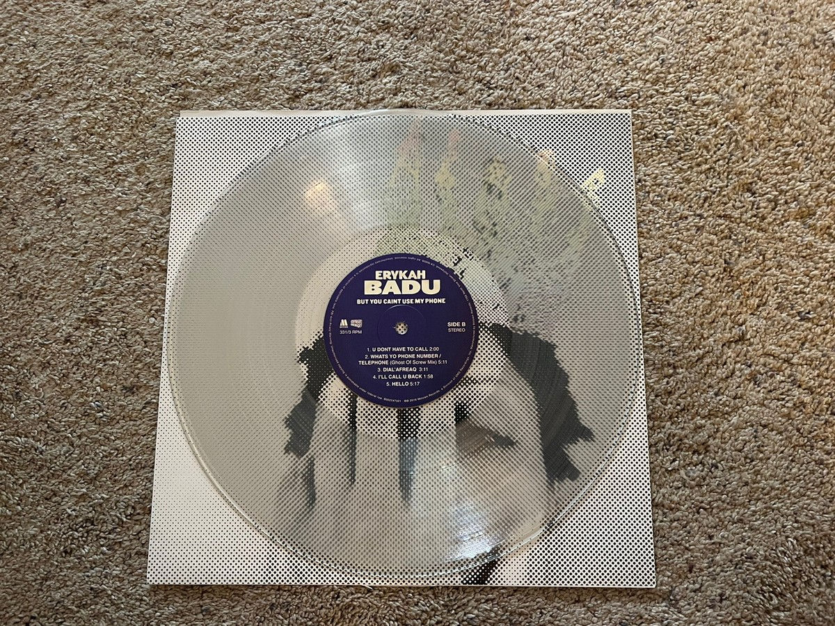 But You Caint Use My Phone by Erykah Badu, Rare Clear Vinyl
