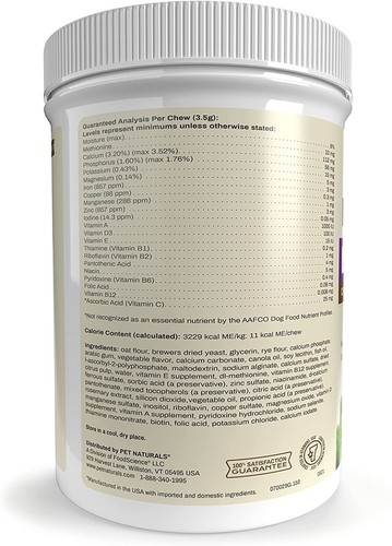 Dogs Daily Multi Vitamins 28 Nutrients Healthy Coat Digestive Health, 150  Chews - Picture 11 of 24