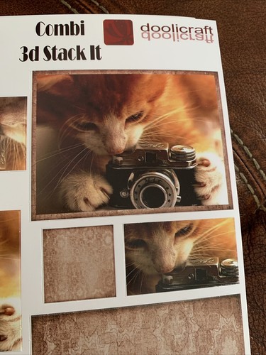 Doolicraft 2009 Combi 3D Stack It Cats Decoupage Sheets X8 Crafts & Card Making - Picture 22 of 24
