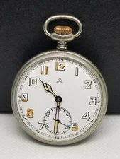 J0065 Private Label Junghans? Looks Like One, Pocket Watch, Size 39mm, Working.