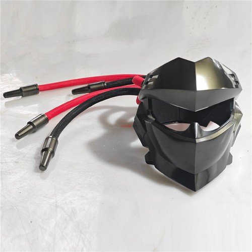 OW Genji Shadow Guardian Cosplay Helmet Mask 1:1 Wearable FRP Game Props Replica - Picture 8 of 14