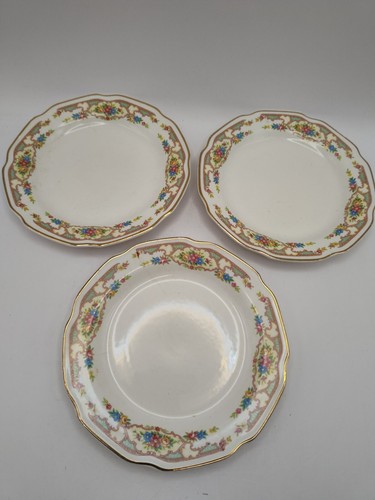 Vintage Porcelain Mt Clemons Mildred Floral Dishes Set of 17 - Picture 13 of 19