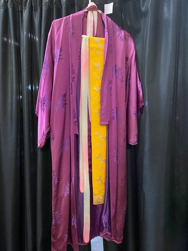 Authentic Japanese Vintage Kimono Made in Japan 12 (S/M) PURPLE