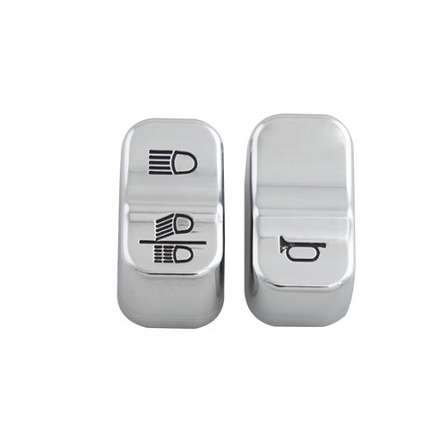 13x Hand Control Switch Housing Button Cover Cap For Harley Electra Glide 14-up - Picture 8 of 12