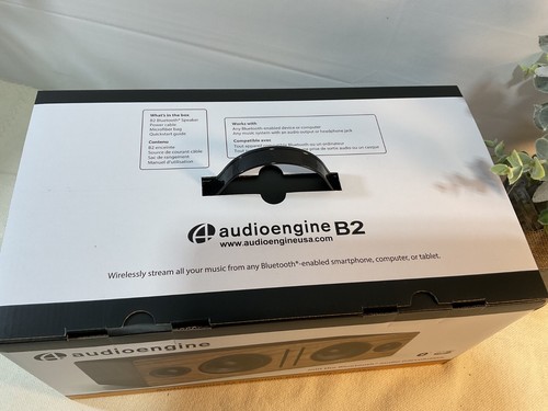 Audioengine B2 Walnut Premium Bluetooth Speaker - Picture 2 of 5