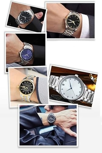 BINLUN Edelstahl Uhrenarmbänder 12mm-24mm Ersatz Smart Watch Armbänder mit - Bild 2 von 6