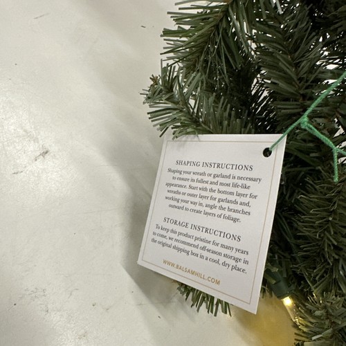 Balsam Hill Classic Blue Spruce 32" Clear Lights $219 Open 2-PACK Box distressed - Picture 7 of 20