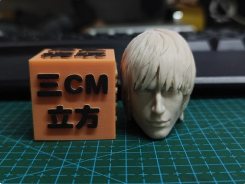 1/6 1/12 1/18 Dante Man Head Sculpt For 12" 6" 3.75" Male Action Figure Body - Picture 6 of 7