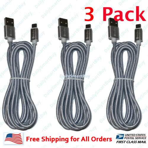 Micro USB Charger Data Sync Cable (Gold , Silver color) Pack of 2 or 3 - Picture 11 of 14