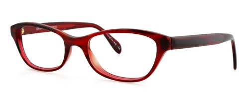 OLIVER PEOPLES Luv OV5161 1056 49mm Red Translucent Eyeglasses Frames Only Italy