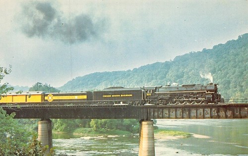 Chessie's Safety Express Chesapeake & Ohio Railway 614 Railroad
