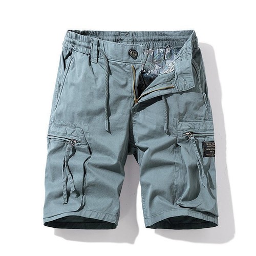 Summer Men's Thin Elastic Casual Comfortable Large Pocket Shorts Overalls - 第 32/45 張圖片
