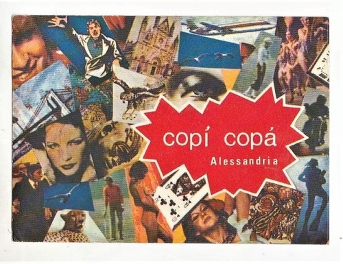 Adesivo COPI' COPA' Alessandria - sticker pubblicita' vintage 10x7