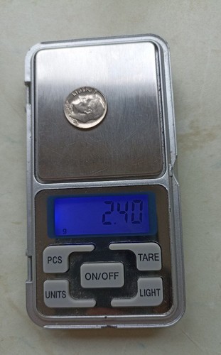 ROOSEVELT DIME 1975 - NO MINT MARK ERRORS - Picture 8 of 8