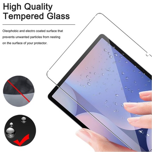 Tempered Glass Screen Protector for Samsung Galaxy Tab S10 Plus 12.4" X820 X826B - Picture 12 of 21