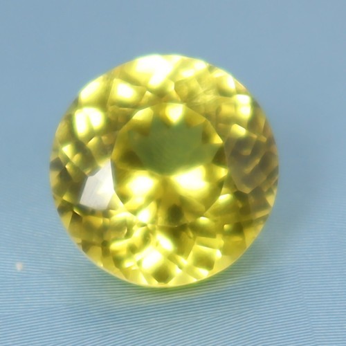 Piedra preciosa suelta facetada zafiro amarillo natural certificado GIE 4,25 quilates 556 - Imagen 2 de 7