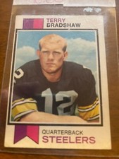1973 Topps #15 Terry Bradshaw Pittsburgh Steelers HOF Quarterback