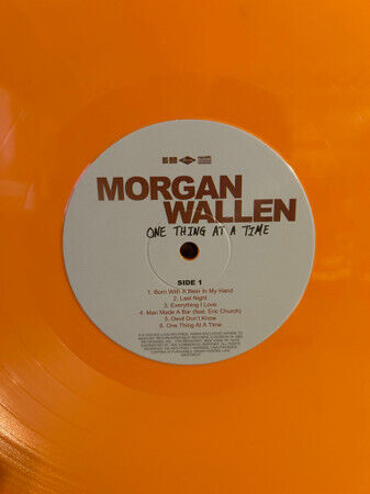 Morgan Wallen - One Thing At A Time -Rare Orange Vinyl - 3 LPs -CURATOR'S CHOICE - Picture 3 of 5