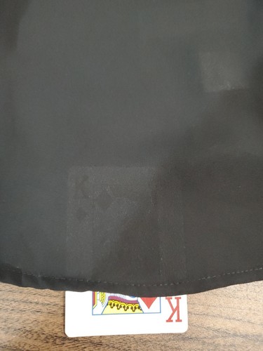 RELATIVITY geknöpftes Damenhemd Größe 1X schwarz Rollriegelärmel Taschen durchsichtig - Bild 15 von 15