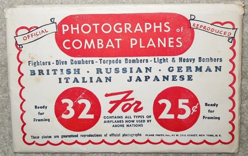 WW2 Official Axis & Allies Combat Planes, 32 Photographs Collection w/Envelope - Picture 5 of 7