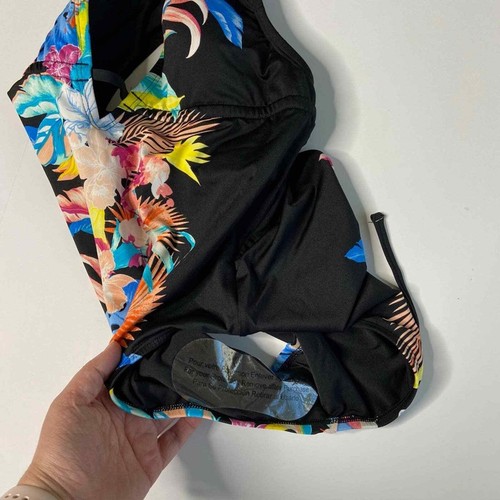 New Laundry Shelli Segal Black Floral Swimsuit - Picture 9 of 9