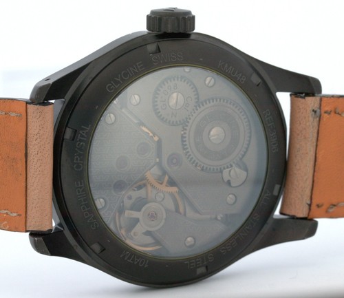 Glycine KMU48 Ref. 3906 Cal. GL098 Manual Winding Swiss Men's Watch - Picture 12 of 12