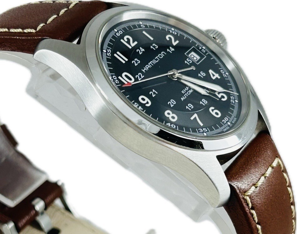Discount Hamilton Khaki Field H704450 Black Dial Mens Watch
