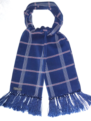 Vintage Tootal Check Scarf Cravat Dapper Neckwear Scooter Mod Indie Goodwood - Picture 12 of 12