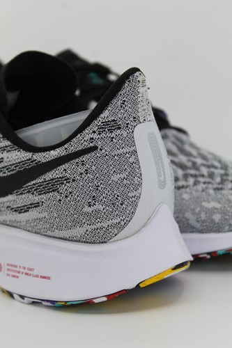 Nike Air Zoom Pegasus 36 bianco nero Hyper Grape AQ2203-104 - Foto 18 di 19