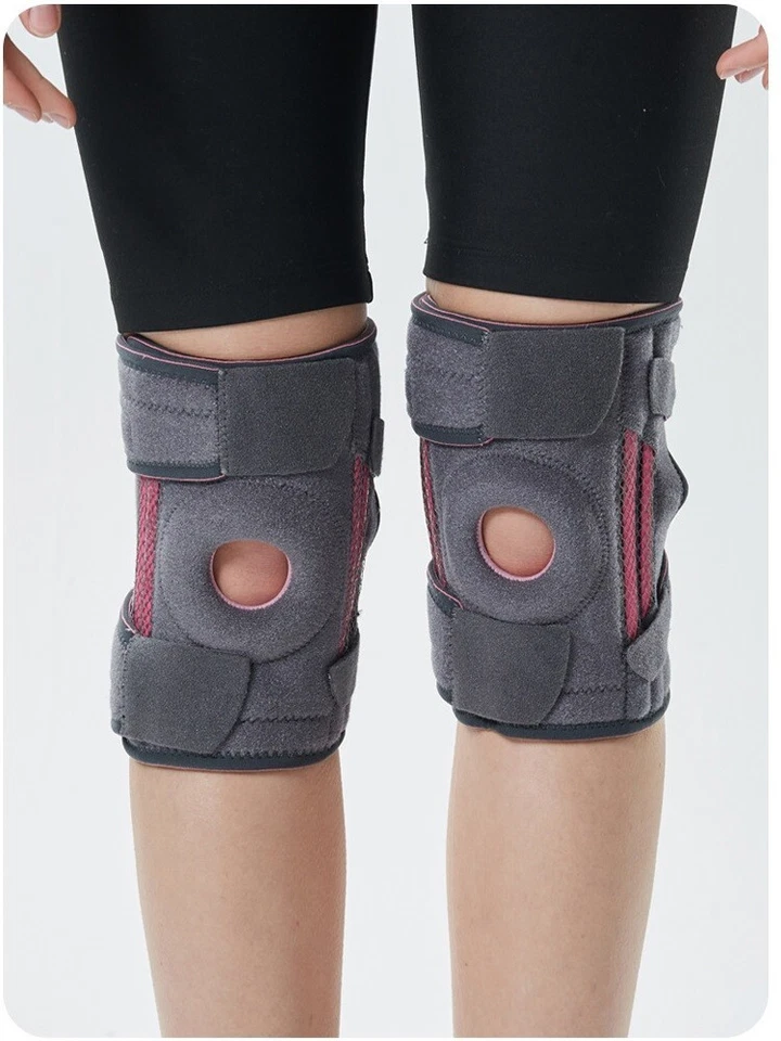 Compression Knee Brace Patella Support Meniscus Sport Joint Pain Arthritis Wrap - Image 3 of 4
