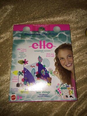 Ello Creation System Aquaria Sea Things Vinyl Stickers New