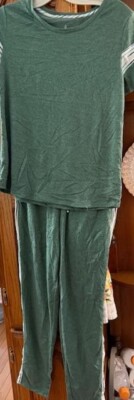 #1333 Cuddl Duds Petite Smart Comfort with Slub Vintage Jogger PJ Set Size PS