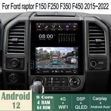 Car Android Gps Navigation Wifi 12.1" For Ford F150 F250 F350 F450 F550 4+64g