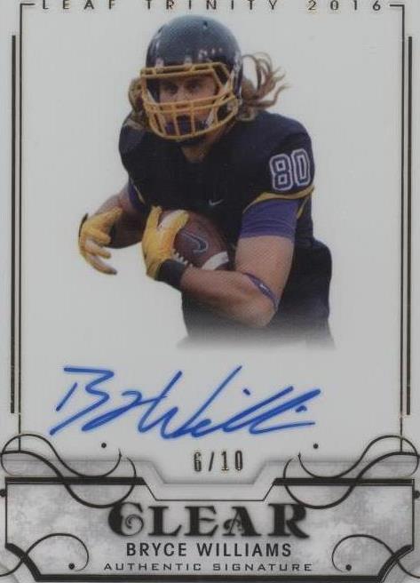 2016 Leaf Trinity Bryce Williams #CA-BW1 - 1 of 2