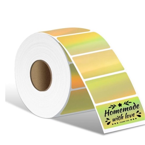 Direct Thermal Labels Holographic Stickers Self-Adhesive for Logo Xmas Card Tag - Picture 16 of 23