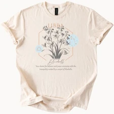 Libra Bluebell Tee Astrology Zodiac Gift Shirt