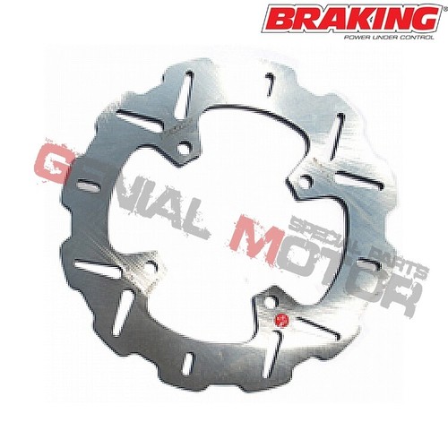 KW40RID Disco Freno Posteriore DX Braking W-FIX per KAWASAKI VERSYS 2012 > 2014 - Foto 2 di 2