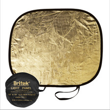 18"x15" Gold/White Light Reflector Panel for Photography, Studio, Video