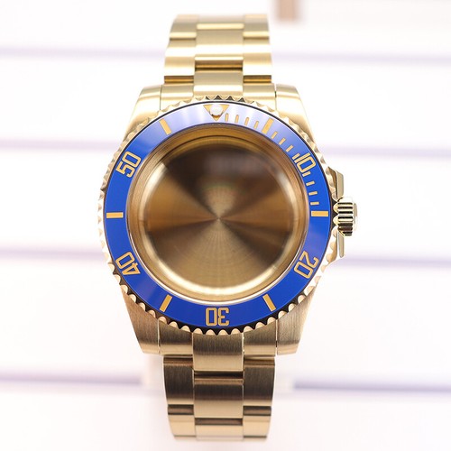 Para Nh35/36 8215 2824 Movimiento 40mm Caja Reloj Buzo Correa Ostra Cristal Zafiro - Imagen 21 de 29