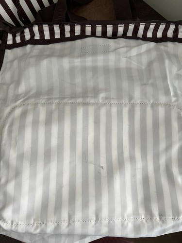 Henri Bendel packable backpack, striped, lightweight, zip around - Picture 14 of 15