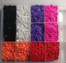 Set of Clay Beads Various Colors for Jewelry Making Crafts