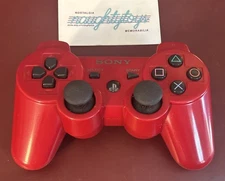 Sony Playstation 3 Dualshock 3 Sixaxis RED Controller CECHZC2U PS3 - Tested
