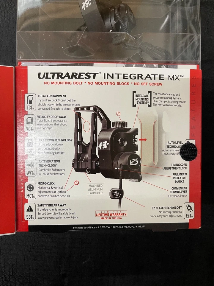 QAD PSE Archery Ultra Rest Integrate MX BRAND NEW - Image 2 of 3