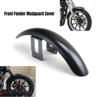 Vivid Black Metal Front Mudguard Fender Iron For Harley Sportster Xl883 Xl1200