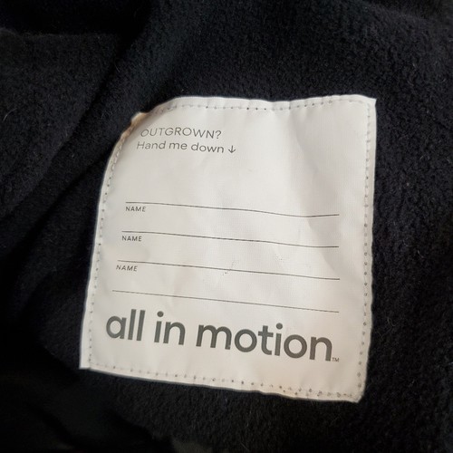 All In Motion Snow Bibs Kids 8-10 Water Wind Resistant Ski Winter Athleisure - Picture 13 of 14