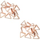 20 PCs kleine Memo-Clips Mehrzweck-Memo-Karten Klammern Dreieck Form Foto Clips