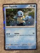 Squirtle 048 (Cosmos Holo) Pokemon Scarlet & Violet Promo Cards Holo Near Mint 2