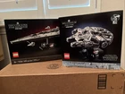 NISB Lot Lego Star Wars Super Star Destroyer 75356 and Millennium Falcon 75375