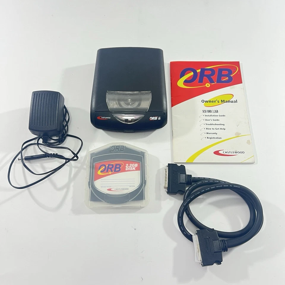 Castlewood ORB 2.2GB ULTRA SCSI DRIVE Removable Media Drive Missing CD - Image 2 of 4