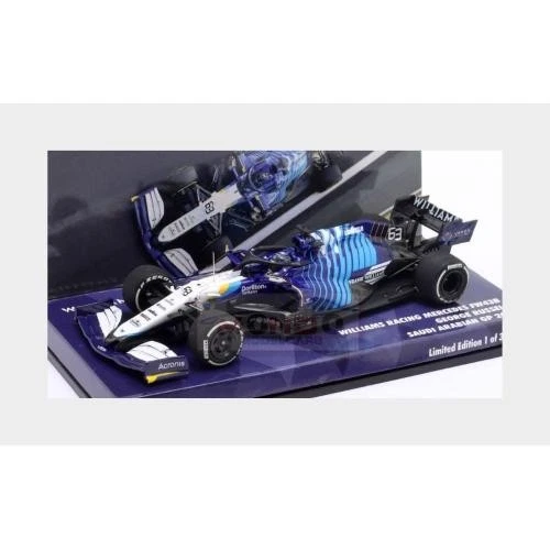 1:43 MINICHAMPS Williams F1 Fw43B #63 Saudi Arabia Gp 2021 Russel 447212263 MMC - Image 2 of 2